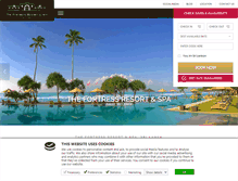 Tablet Screenshot of fortressresortandspa.com